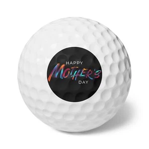 Happy Mother’s Day Golf Balls for Golf Moms Who Love the Game (set of 6) - Bild 1 von 5