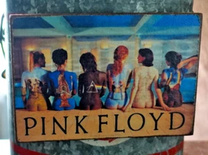 PINK FLOYD *Handmade Wood Photo MAGNET - Picture 1 of 1