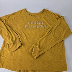Sunday Funday Secret Treasures L/G Womens Long Sleeve Pullover Crewneck Sweatshi - Picture 1 of 8