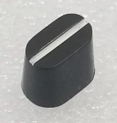 Vestax Fader Knob , Oval Black with White Stripe PMC EQ Knobs