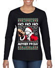 Friday Hood Santa Ugly Christmas Women Graphic Long Sleeve TShirt