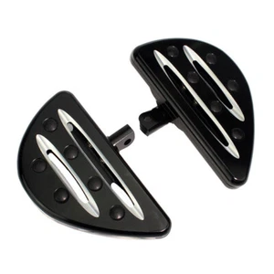 Reposapiés de montaje macho CNC negro reposapiés tablero de pasajeros para Harley Sportster - Imagen 1 de 5