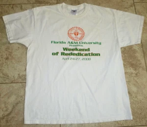 Florida A&M Rattlers FAMU April 2008 Weekend Of Rededication T-Shirt Size XL - Picture 1 of 3