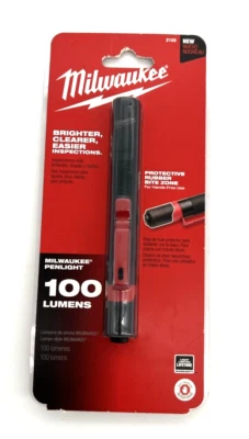 Milwaukee 2105 100 Lumens Aluminum Penlight with Clip (A1) - Image 1 of 4