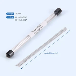 Dental Ortho Stainless Steel Lingual Retainer Wire Flat Straight Twist Wires - Picture 1 of 20