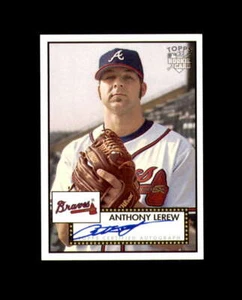 Anthony Lerew 2006 '52 Signatures Signed Topps Braves - Picture 1 of 2