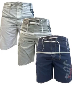 3er Pack Herren Badeshorts Strand Cargo Tasche Mesh Badehose Urlaub Sommer Strand - Bild 1 von 2