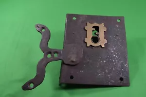 Antique 18th Century Spanish Lock,Brass Key Hole,No Key,Cast Iron/Forged - Picture 1 of 4