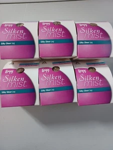 Leggs Women's Silken Sheer No-Roll Waistband Control Top Panty Nude A Lot of 6 - Picture 1 of 4