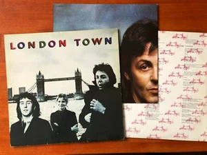 WINGS, London town, 1st GER MPL 1978, NM / mit Orig. Riesenposter - Picture 1 of 9