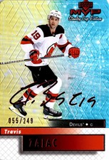 2019 UD MVP Stanley Cup Edition Colors & Contours Die-Cut #3 TRAVIS ZAJAC /249