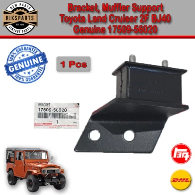 For Toyota Land Cruiser BJ 41 42 43 44 45 Bracket Exhaust Tail Pipe 17509-56020 - Image 1 of 4