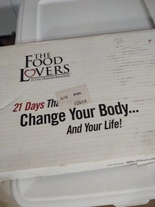 Food Lovers Fat Loss System 21 Day Transformation Diet Set w/DVD & Cookbooks - Foto 1 di 8