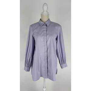 Alex Marie Long Sleeve Button Shirt Tunic Womens Size Small Crocus Purple New - Picture 1 of 13