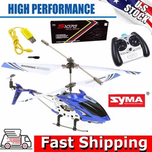 Syma S107G Mini RC Helicopter 3.5CH Remote Control Helicopter w/ Gyro Gifts Toy - Picture 1 of 13