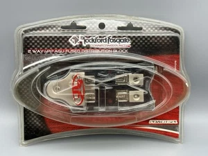 NOS Rockford Fosgate 2 Way AGU Fused Distribution Block HPP RP7076 Platinum - Picture 1 of 6