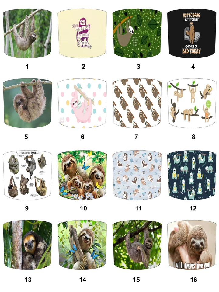 Perezoso Pantallas Perezoso Lámpara de Mesa Pantallas Perezoso Luces de Techo y Pantallas Colgantes. Foto 1 de 1