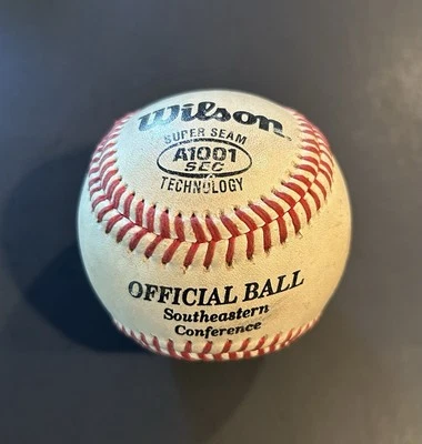 NCAA Official Collegiate Game Baseball Wilson - Caught at SEC Game - Image 1 of 3