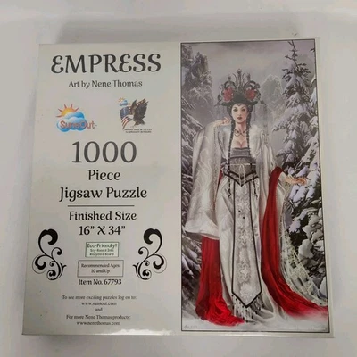 New Sunsout Puzzle Nene Thomas "Empress" Item 67793 - 16"x34" - Image 1 of 4