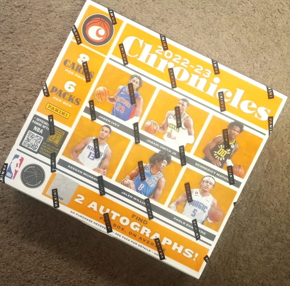 2022/23 PANINI CHRONICLES BASKETBALL HOBBY BOX 2 AUTOGRAPHS PAOLO BANCHERO RC?