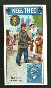 Francobollo Francia Postino Fattore Timbro 1900 ca. - Foto 1 di 1