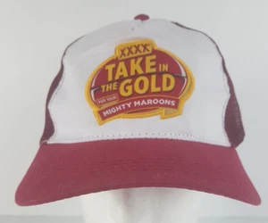 RETRO Maroons XXXX Take The Gold State Of Origin QLD Hat Queensland Snapback Cap - Picture 1 of 9