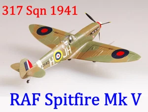 Easy Model 1/72 RAF Spitfire Mk V 317th Sqn 1941 Plastic Fighter Model  #37213 - Picture 1 of 5