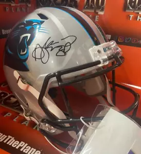 SIGNED PANTHERS D'ANGELO WILLIAMS FULL SIZE HELMET RADTKE PSA COA AUTO AUTOGRAPH - Picture 1 of 5