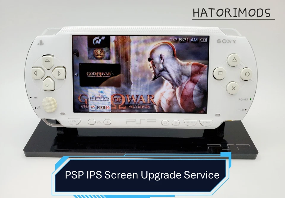 PSP 1k 1000 IPS screen upgrade Mod-ding Services - Image 1 of 1