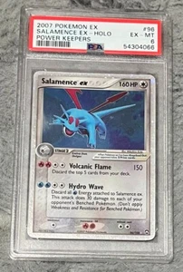 Pokemon Card Salamence EX EX POWER Keepers 96/108 Amazing Holo PSA 6 - Picture 1 of 2