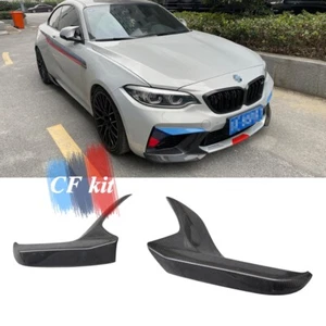 Se adapta a M2 2018+ para BMW F87 M2 fibra de carbono estilo C parachoques delantero divisor de labios - Imagen 1 de 12