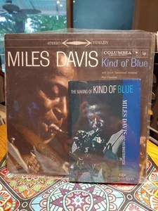 MILES DAVIS "KIND OF BLUE" 180G COLUMBIA LEGACY & book by Eric Nisenson NM - Picture 1 of 7