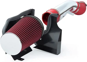 Cold Air Intake System with Heat Shield Kit + Filter Combo RED Compatible for 19 - Picture 1 of 9
