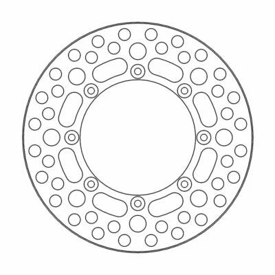 Disco de freno trasero Kawasaki KX 125 E 1986-1987 Moto Masters Vintage Series Foto 1 de 4