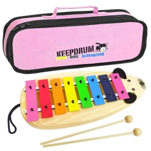 Sonor MG Xylophon Maus Glockenspiel + Tasche Pink - Bild 1 von 3
