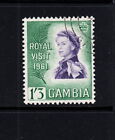 Gambia 1961 Royal Visit 1/3D Violet & Green (Sg189) Fine Used
