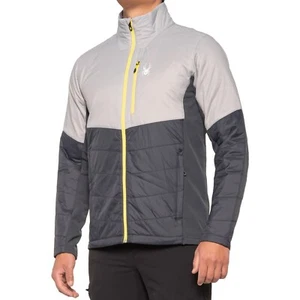 Men's Spyder Glissade Hybrid Insulator Jacket Alloy Grey XL - Picture 1 of 2