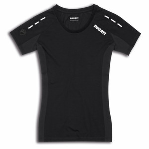 Ducati Reflex Attitude 2.0 Ladies short Sleeve T-Shirt Lady Black New 2023