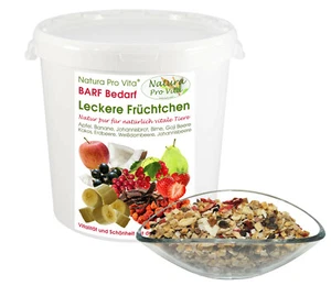 Obstmischung für Hunde Barffrüchte natürliche leckere Früchte Natura ProVita 3kg - Bild 1 von 9