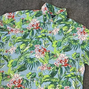 Ralph Lauren Men's Multicolor Floral Print SS Hawaiian Button Down Shirt Size L - Picture 1 of 14