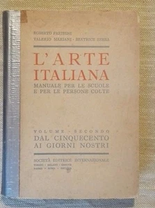 L'arte italiana. Volume II dal Cinquecento ai giorni nostri, AA. VV., SEI, 1946. - Picture 1 of 1