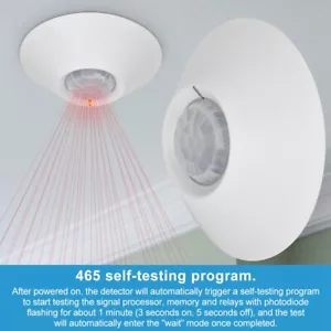 Ceiling Detector Infrared Body Motion Sensor Unit Doublet For Alarm System Part - Picture 1 of 11