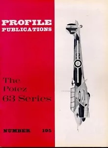 AIRCRAFT PROFILE 195 WW2 FRENCH POTEZ 63 ARMEE DE L'AIR 1940 FIGHTER RECON BOMBE - Picture 1 of 3