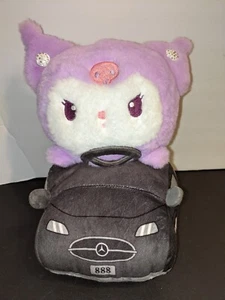 Sanrio Kuromi 9" Plush Black Car Stuffed Toy - Picture 1 of 5