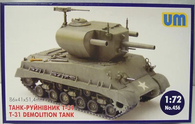 T-31 Carro Armato Demolitore, 1/72, UM, Plastica, Parti Fotoincise, NOVITÀ - Immagine 1 di 2