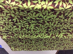 Makower 522 Sarasa Leaf Silhouette 100% Cotton - Picture 1 of 4