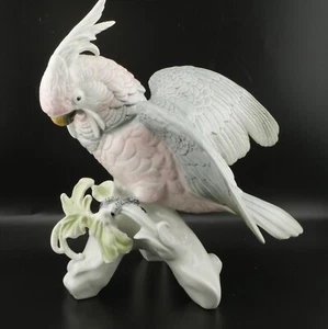 Stunning Large Karl Ens Porcelain Cockatoo ~ Really Beautiful - Foto 1 di 6