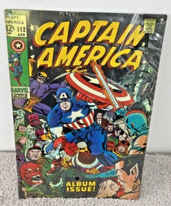 Marvel Comics Captain America Cover Blechschild Wanddeko 9" B x 13" H ~ Metall - Bild 1 von 4