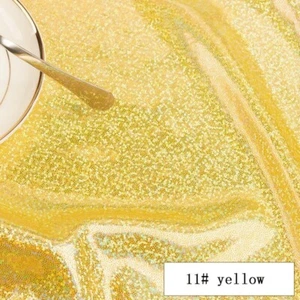 Laser Shiny Bronzing Fabric Perform Costume Cloth Crafts Decor Material Fashion - Picture 1 of 22