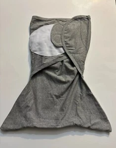 Zippy Swaddle by Sleeping Baby Gray Size S/M 7 to 13 lbs Bottom Zipper #MR - Imagen 1 de 4
